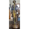 Image 4 :  bronze figurine representing a young woman in a rustic or rural setting, characteristic of late 19t