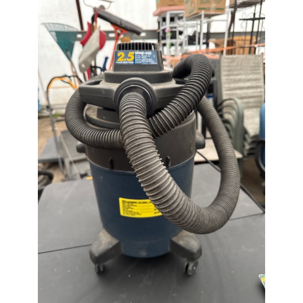 SHOP VAC WET/DRY 2.5 HP