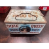 Image 2 :  vintage Dixie Queen Plug Cut tobacco tin, often used as a lunch box in the late 19th or early 20th 