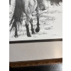 Image 4 :  limited edition framed art print titled "A Spring Tradition" by Canadian pencil artist BJ Brown, nu
