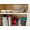 Image 2 : All items on the right side of the sink in the upper cupboards are all included. Plate ware, water b