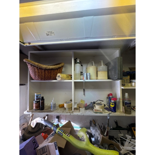  All contents in these four cubby holes