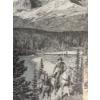 Image 3 :  framed artwork is a limited edition print titled "Packer's Paradise" by Canadian artist Bernie Brow