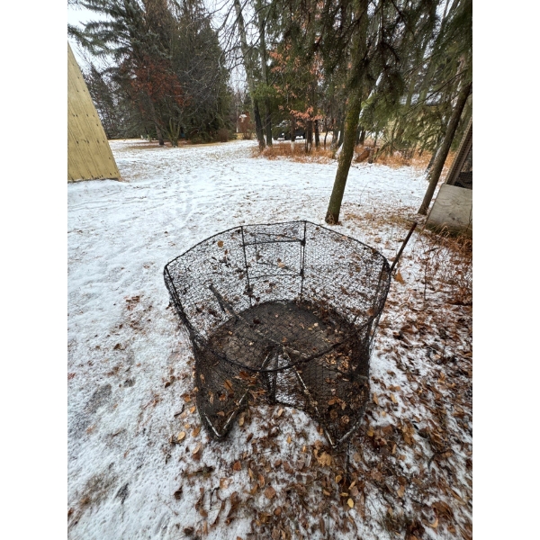 Chicken mover. Chicken cage.