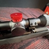 Image 5 : Savage A17 semi-automatic rifle chambered in .17 HMR, serial P742684. Features a black synthetic sto
