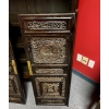 Image 3 : - Asian Antique Hand Carved Cabinet  This cabinet is handcrafted and structured with wooden pegs and