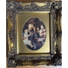 Image 2 : Framed print or ornament featuring the 1827 painting "An Old Invalid with Three Children" by Austria