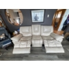 Image 1 : Very nice cream leather couch. Power reclining.very good condition