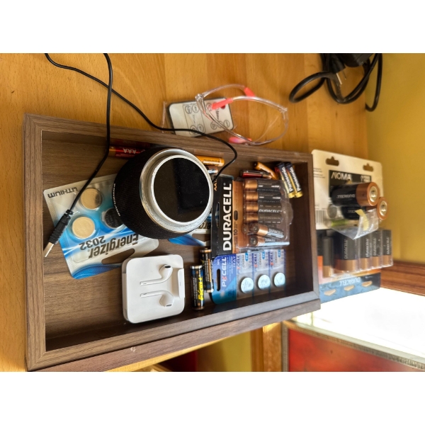 Batteries and power add speaker with charger