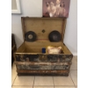Image 2 : 100 year old plus antique steamer trunk, a collectible travel chest often used for storage or as dec