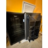 Image 2 : Master Chef Mini Fridge black with glass shelving. 17.5in wide, 32.5in tall and 18.5in deep, in work