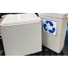 Image 1 : Compact Mini-Mini Fridge w/ Recycling trash Style Container (No Name on Appliance)