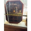 Image 1 :  vintage display case designed to hold small collectibles, commonly known as a shadow box or a print