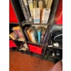 Image 2 : cubby with books on England, ,, leather belts,and more