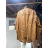 Image 2 : vintage brown leather t jacket or bomber jacket,  size xl