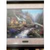 Image 2 : Twilight Cottage by Thomas, KINKADE . It's 30.5 X26.5 w.