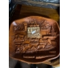 Image 1 : Knotts, Burberry Farm Ghost Town, serving dish and beautiful. British Columbia carved nodded wood cr