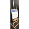Image 2 : Wooden Professional Adjustable Art Easel W/ Canvas Supply