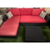 Image 2 : Gymax 5-Piece Rattan Patio Conversation Outdoor Set w/ Red Cushions & Wicker Coffee Table (Missing G