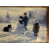 Image 3 : Framed art print titled "Winter Friends" by American artist Robert Duncan. Artist: Robert DuncanTit