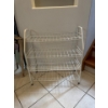 Image 1 :  4-Tier White Metal Shoe Rack,