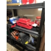 Image 1 :  plastic racking, three tier set. 54 inches high. By 18 inches deep by 36 inches wide.