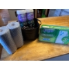 Image 2 : Swiffer bundle, paper towels, wet cloths and powermop unstoppables two pack unopened.