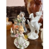 Image 6 : 1930s dog statue and various statues dog statue is 16 inches tall for reference