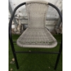 Image 2 : Three pc Garden/Patio Set- Bistro Table w/Wicker Chairs  2 CHAIRS ONE TABLE