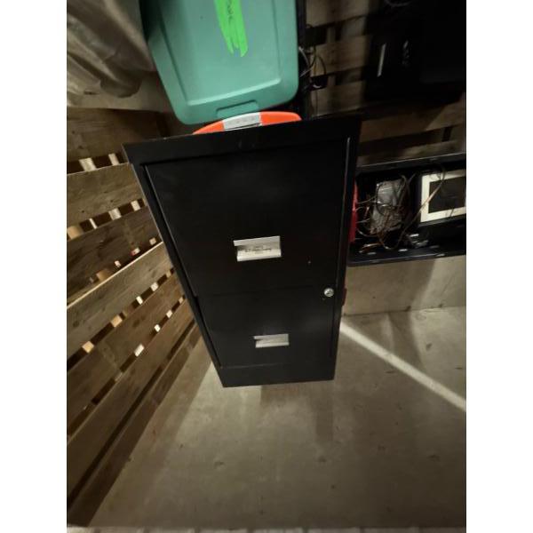 Two drawer filing cabinet