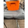 Image 2 : VERY NICE SINGLE AIR MATTRESS AND FOOT AIR PUMP COLEMAN POLY LIGHT COOLER AND TARP AND RECLINER CHAI