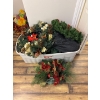 Image 1 : Christmas decor, trees, decorations, and rubbermaid container
