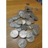 Image 2 : PILE OF NICKLES AND SOME SILVER DIMES