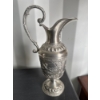 Image 1 :  antique Victorian-era ewer or claret jug, likely featuring a "Cellini" pattern or similar Renaissan