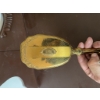 Image 2 : Gold-tone decorative hairbrush featuring ornate detailing on the back and handle and synthetic brist