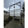 Image 2 : Heavy duty hoist adjustable. Five ton crane attached. Eight feet diameter inside by 13 feet high