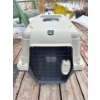 Image 1 : Pet carrier with lockable cage door, 15in wide, 16in tall and 26in deep.