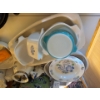 Image 14 : Corning were set and milk containers full of brand new utensils. Lot one nineteen.