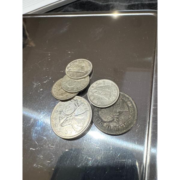 21.6 GRAMS SILVER 80% COINS 
