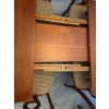 Image 5 :  dining table set is a traditional style furniture piece featuring a rich  solid cherry  and elegant