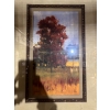 Image 2 :  Framed artwork is a limited edition print titled "Autumn Day" by artist Kim Coulter. 
Artwork Title