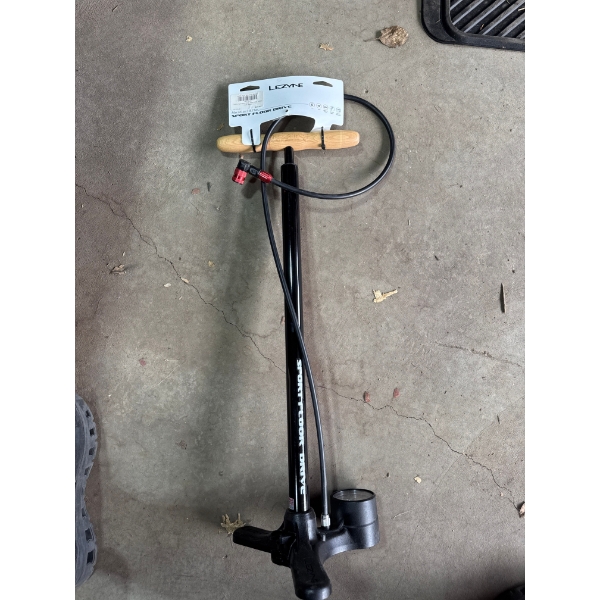 Brand new Lezyne sport floor drive tire pump