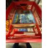 Image 5 : Four red  carry toolboxes with contents included, red tool storage chest, hand riveter, bolt cutters