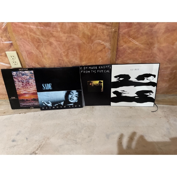 Vinyl record pack of 4 SADE SPLIT ENDS  U2