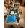 Image 1 : Tupperware container full of miscellaneous kitchen items