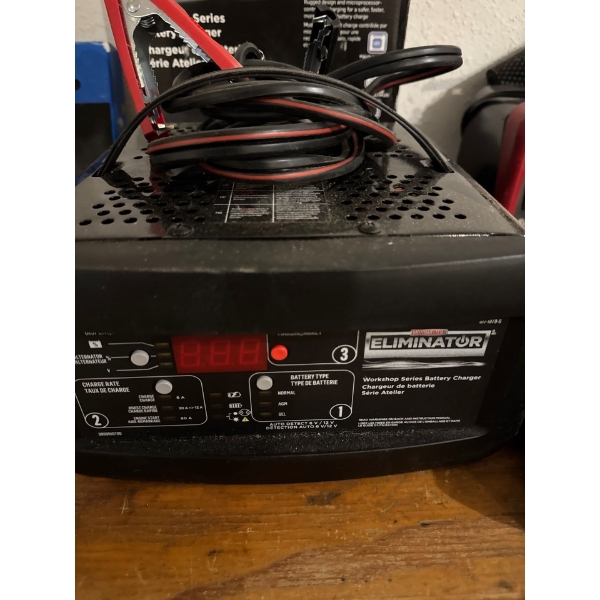 Moto master eliminator battery charger. Workshop series battery charger, 6 volt, 12 volt, 80 amp eli