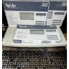 Image 2 : Style Selections 10piece 6x18" Ice Denim Linear Mosaic Wall Tile Polished Finish touch