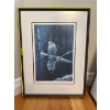Image 1 :  framed limited edition print titled "Gray Jay" by Canadian wildlife artist Robert M. Fisher.