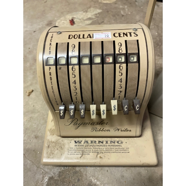  paymaster, ribbon, writer, and pity bows scale antique