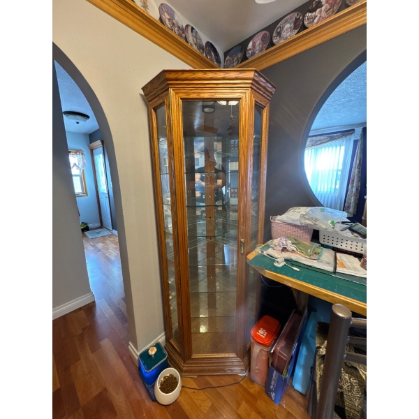 Bueller display cabinet.